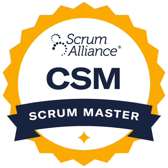 Certified ScrumMaster(CSM) Scrum Alliance